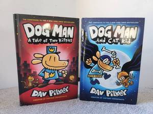 lot 207 image: Selection of 2 Dog Man books