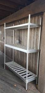 lot 44 image: New Age Industrial Aluminum Heavy Duty 3-Tier Keg Rack, Model NS933