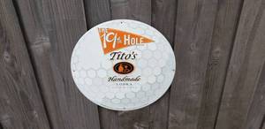 lot 45 image: Titos Vodka Golf Sign, Approx 18