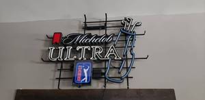 lot 46 image: Large Michelob Ultra PGA Golf Lighted Wall Sign