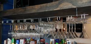 lot 74 image: Large Lot of Misc Glasses, Approx 42 Pieces RACK NOT INCLUDED