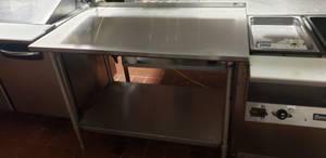 lot 116 image: John Boos Stainless Steel Prep Table