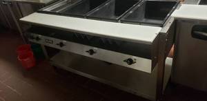 lot 117 image: ServeWell Steam Table w Inserts, Model 38004