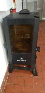 lot 125 image: Masterbuilt MB20070619 Digital Electric Smoker w Stand