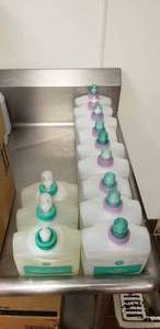 lot 139 image: Lot of UniFirst Luxury Hand Soap & Hand Sanitizer Gel
