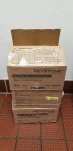 lot 147 image: 3 Boxes of Keystone High Temp Grill Cleaner Packets, 2 Boxes Sealed & 1 Box Very Full