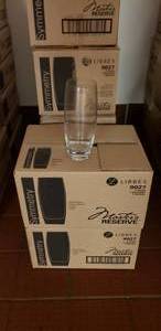 lot 182 image: 2 Cases of NEW Libbey No 9027 Masters Reserve Cooler Glasses, 12 Per Box, 24 Glasses Total