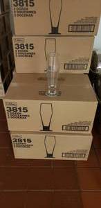 lot 179 image: 2 Cases of NEW Libbey No 3815 Tall Beer Glasses, 24 Per Box, 48 Glasses Total