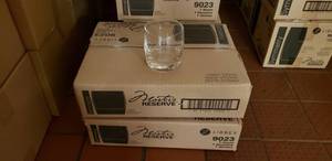 lot 192 image: 2 Cases of NEW Libbey No 9023 Masters Reserve Rocks Glasses, 12 Per Box, 24 Glasses Total