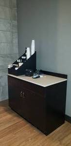 lot 252 image: Beautiful Stone Top Cabinet w Drawers, Contents Not Included