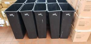 lot 319 image: Lot of 5 Tall Trash Cans