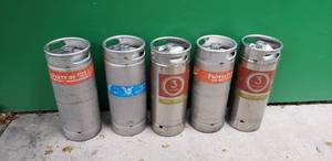 lot 361 image: Lot of 5 Kegs, 5.16 Gallon