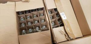 lot 375 image: Large Lot of Glass Salt & Pepper Shakers w Lids, 48 Total