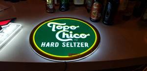 lot 47 image: Topo Chico Hard Seltzer Lighted Wall Sign