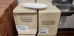 lot 309 image: 2 Cases of Syracuse China 12 Platters, 12 Per Case, 24 Total