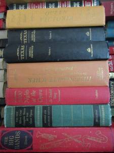 lot 206 image: Book lot of, Big Bands, Cinnamon, The robe, James Michener, and more