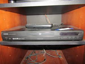 lot 94 image: Toshiba DVD player with remote