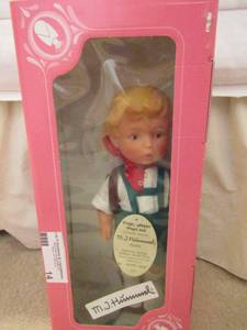 lot 14 image: M.J HUMMEL Angel doll Peterle NIB, comes original everything # 0664920000
