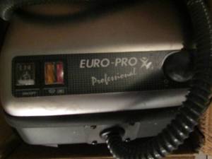 lot 108 image: Euro Pro X professional steam cleaner in original box with operating paper work,  works