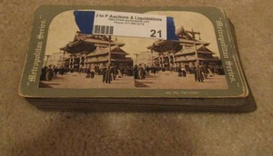 lot 21 image: Stereoscope veiwer cards qty 10