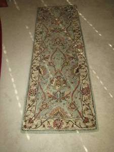 lot 208 image: Jewel Aqua runner rug 68 14