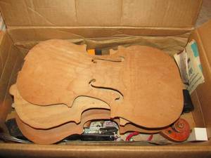 lot 277 image: Violin restoration parts