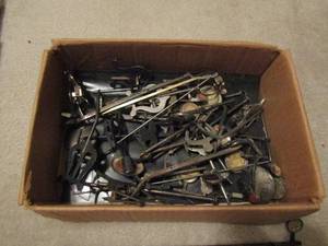lot 273 image: Instrument parts, Valve covers and music covers