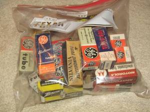 lot 117 image: Electron  tubes, radio tv qty 20