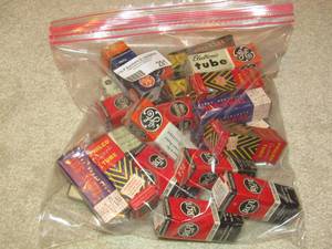 lot 291 image: Electron tubes, radio tv qty 20