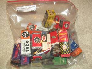 lot 295 image: Electron tubes, radio tv qty 20