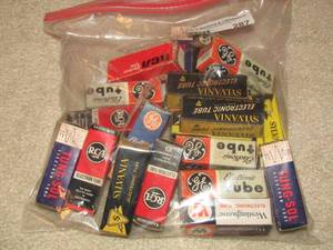 lot 287 image: Electron tubes, radio tv qty 20