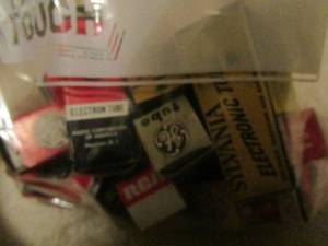 lot 309 image: Electron tubes, radio tv qty 20