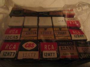 lot 312 image: Electron tubes, radio tv qty 20