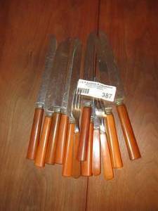 lot 387 image: Silverware lot By LT Claybake qty 12 pieces,