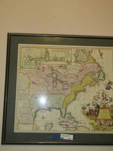 lot 393 image: Gulf coast framed map, 2426