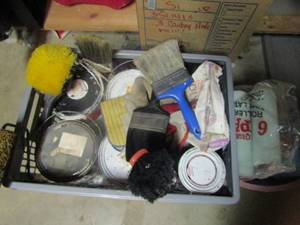 lot 451 image: Paint. Brushes. Rollers plus