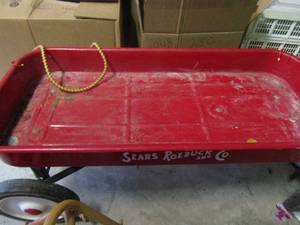 lot 417 image: Sears Roebuck Red Wagon