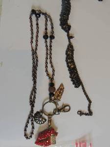 lot 279 image: 2 rings, 1 necklace fashion watch and balancing bracelet