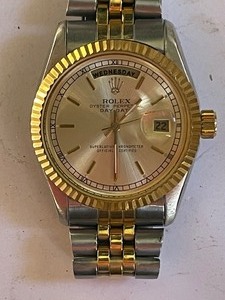 lot 1 image: ROLEX - Oyster Perpetual daydate wt.  68 grams