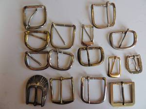 lot 73 image: Lot of assorted belt buckles
