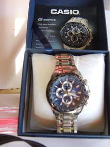 lot 4 image: Casio Edifice Watch in original box with paperwork