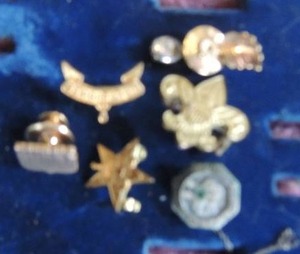 lot 237 image: boy scout pins and more