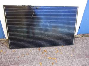 lot 12 image: 4-Yingli YL320D-30B 320W Framed Mono solar panels-Only, Black on Black. Note 4 X Money