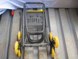 lot 29 image: Climb Cart by BulbHead, The Folding Cart that Climbs Stairs wEase Hold 75lbs