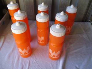 lot 49 image: Lot of 8- NEW Whataburger Collector Sport Bottles, Fits on Bicycle