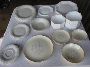 lot 131 image: LOT- Of Mixed Amounts Of Different Dishes, Including Cribson, TaylorSmithTallon And Orcopl Made I France.