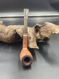 lot 37 image: Vintage Estate tobacco smoking pipe - Stanwel Hans Christian Andersen with pouch - Made in Denmark - (Box 2)