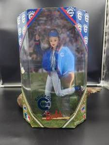 lot 10 image: Barbie Doll - Chicago Cubs - in box