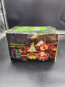 lot 76 image: Pair of waterwave projector Christmas lights - Qty 2