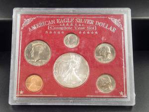lot 135 image: 1992 American Eagle Silver Dollar complete set